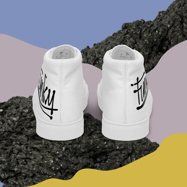 High top canvas shoes 