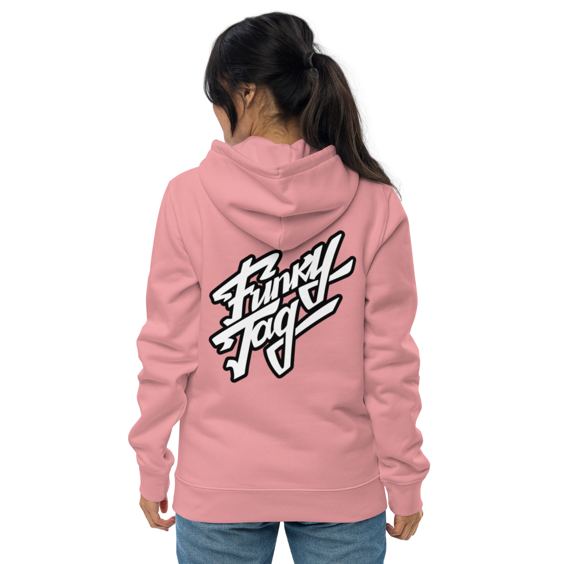 Unisex essential eco hoodie "FunkyTag"