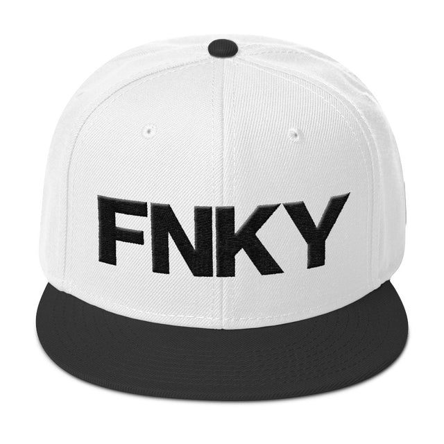 Snapback Hat "Funky" Black/White